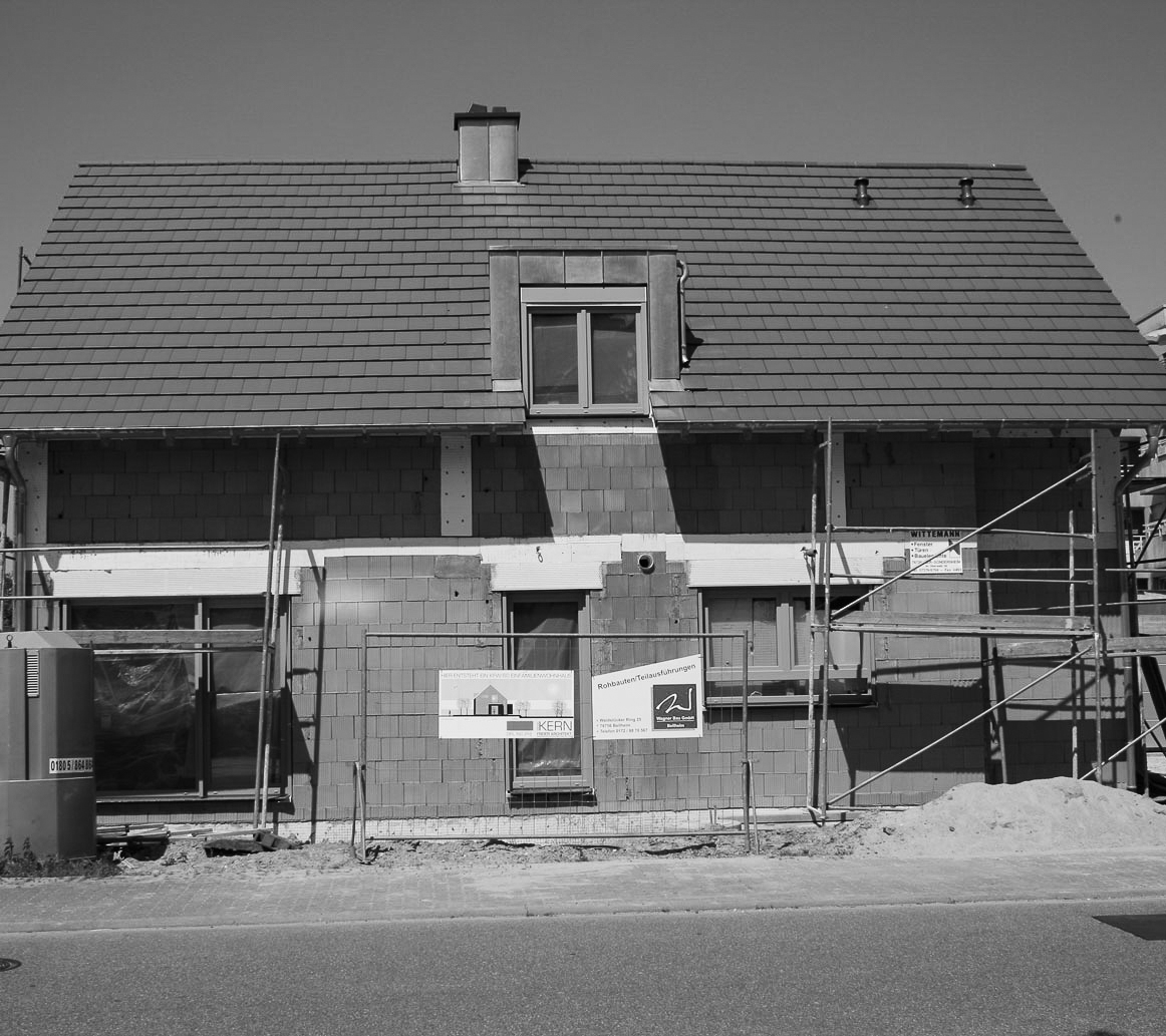 Einfamilienhaus Kandel P1 Baustelle