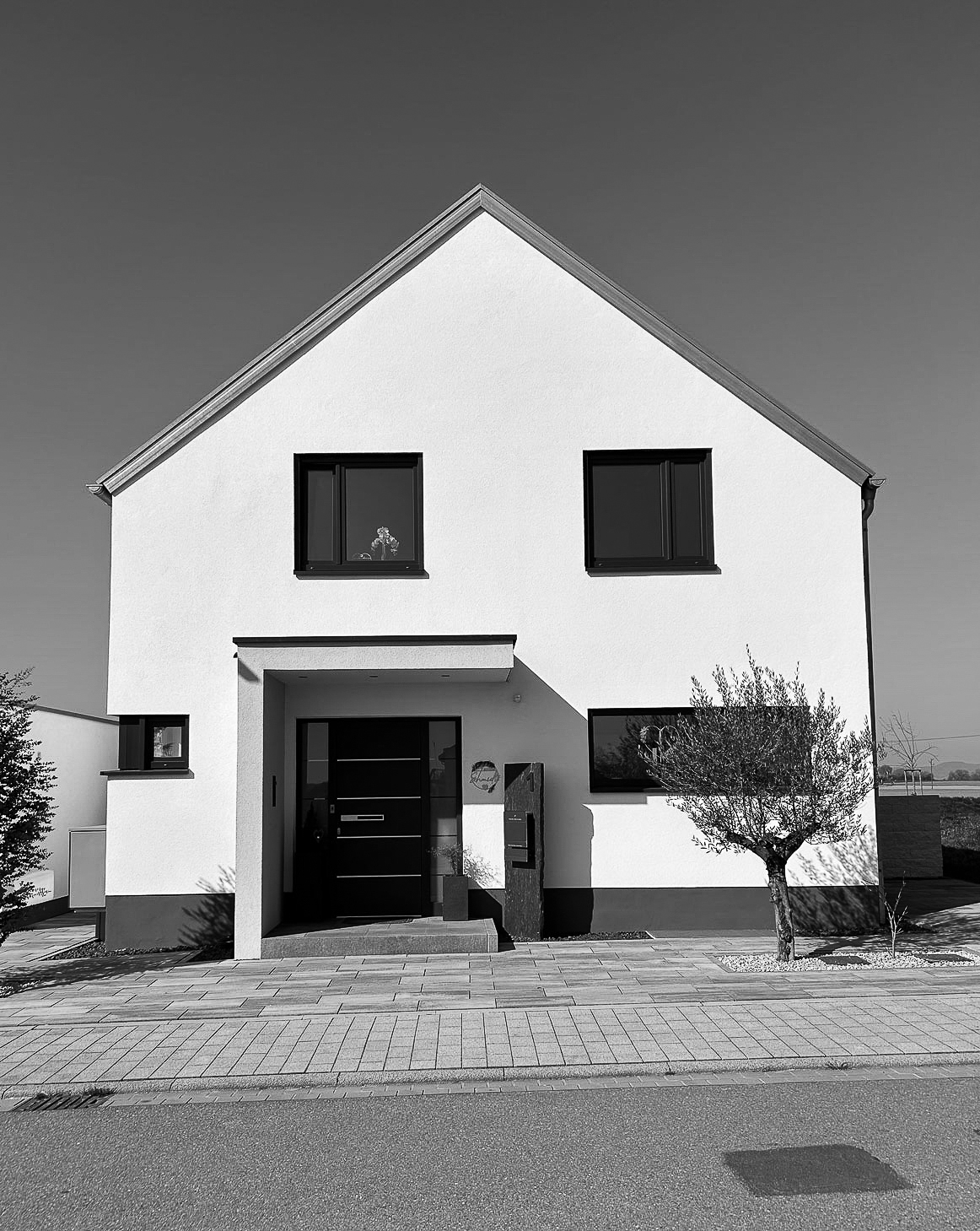 Steinfeld Neubau EInfamilienhaus